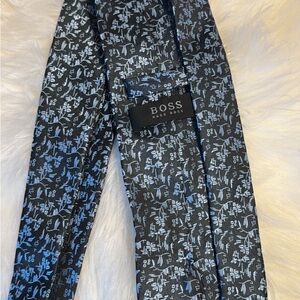 Boss Kids Black and Blue Graphic Bottoms